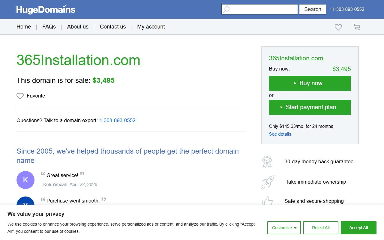 365installation.com screenshot
