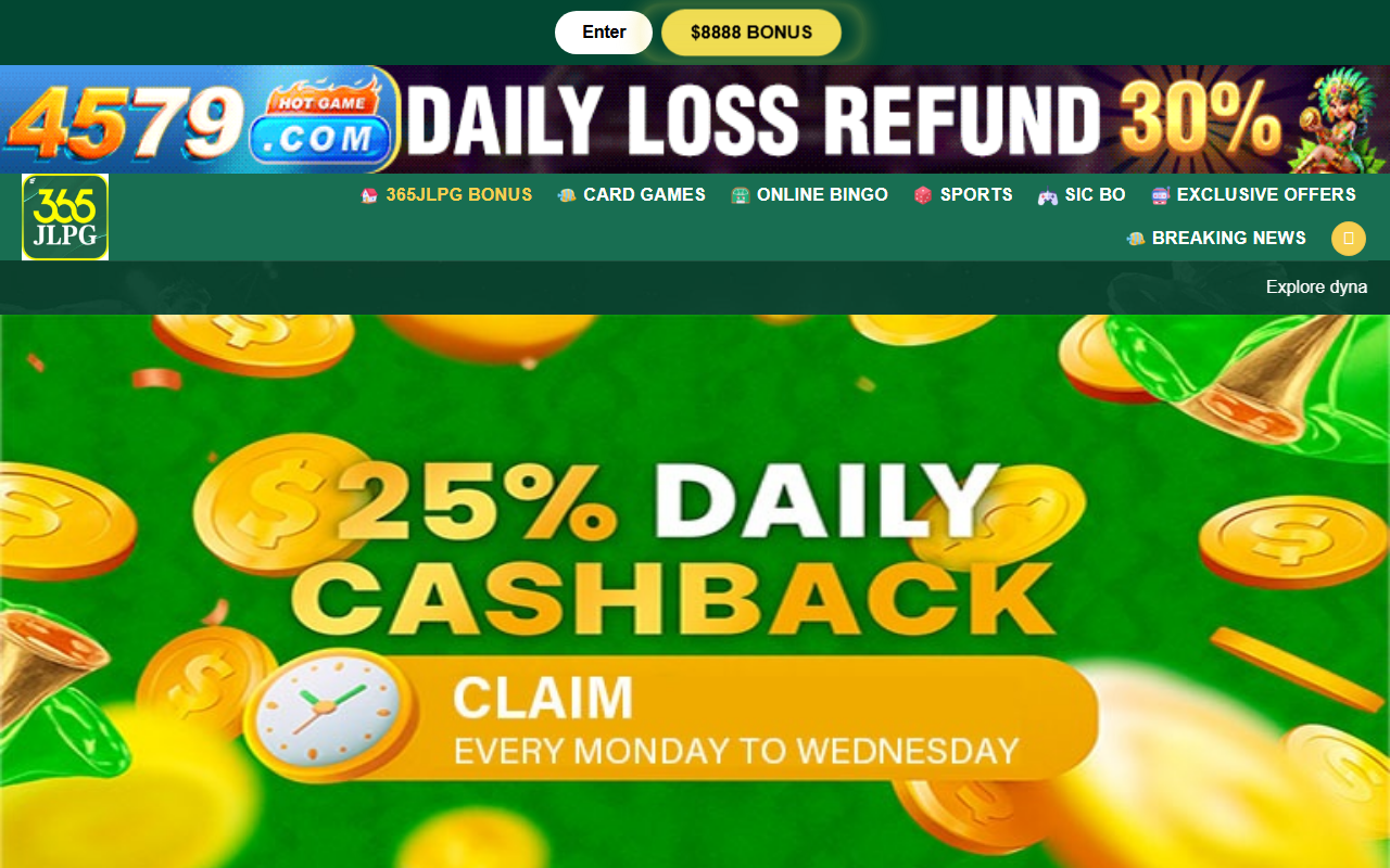 365jlpgbonus.com screenshot