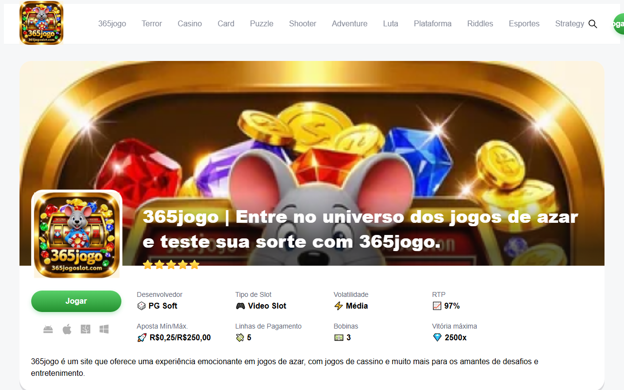 365jogoslot.com screenshot
