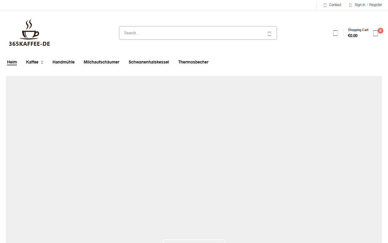365kaffee-de.com screenshot