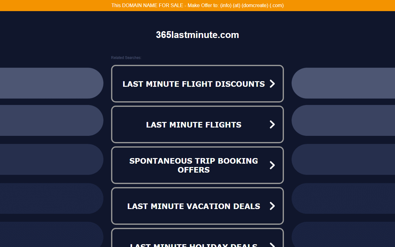 365lastminute.com screenshot