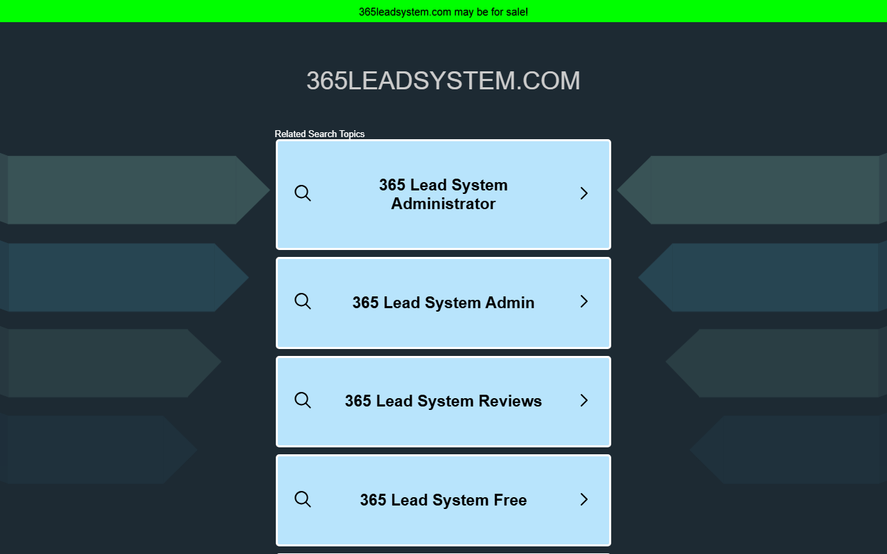 365leadsystem.com screenshot