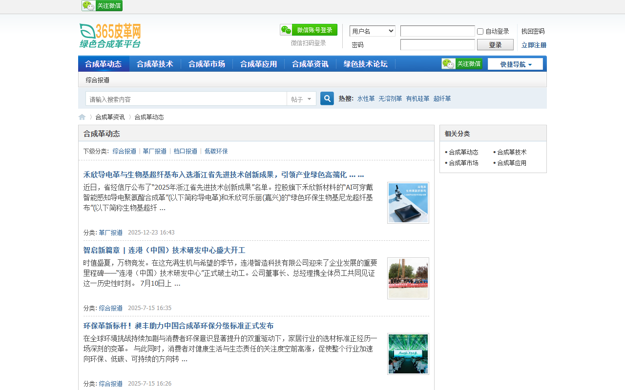 365leather.com screenshot