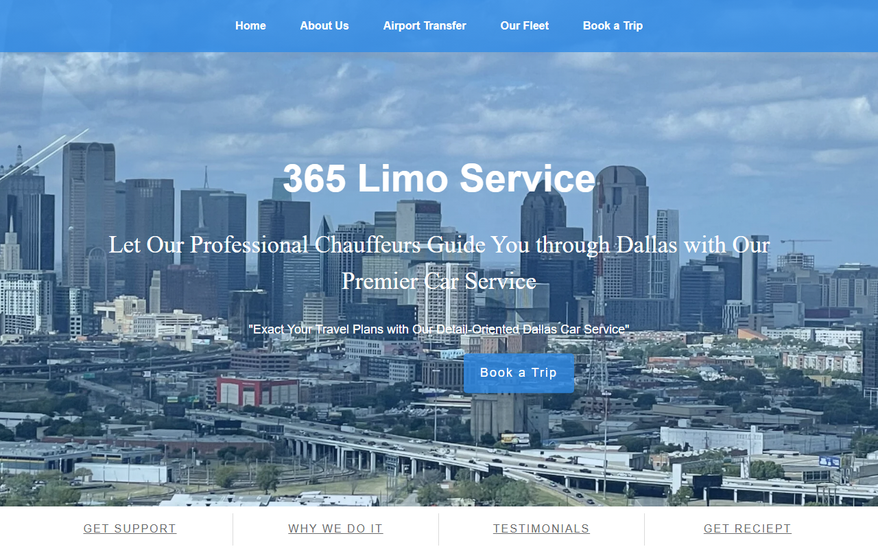 365limoservices.com screenshot