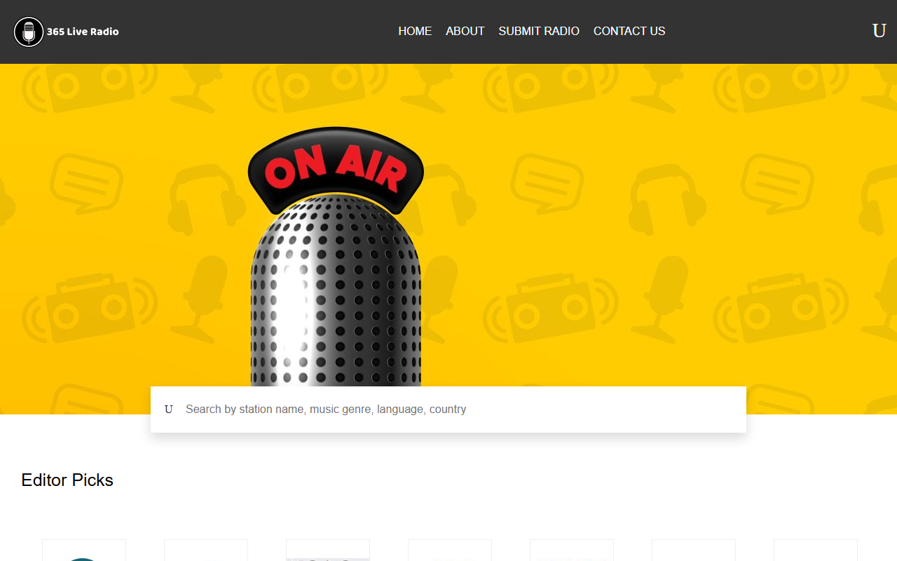 365liveradio.com screenshot