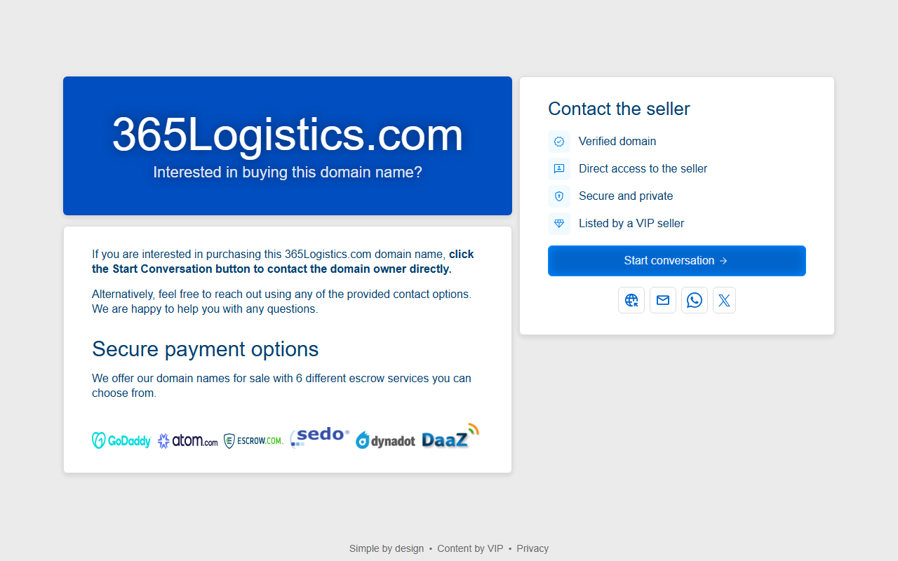 365logistics.com screenshot