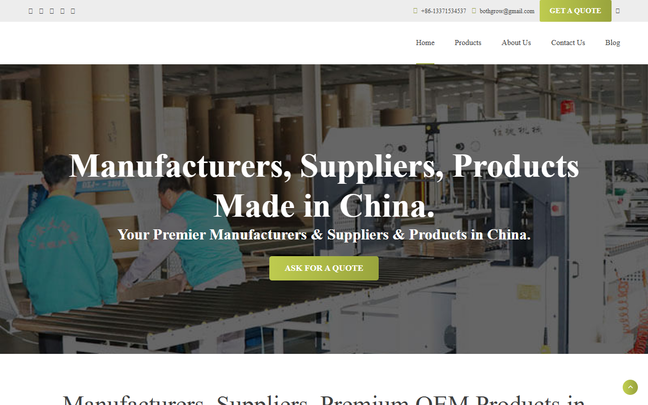 365manufacturers.com screenshot