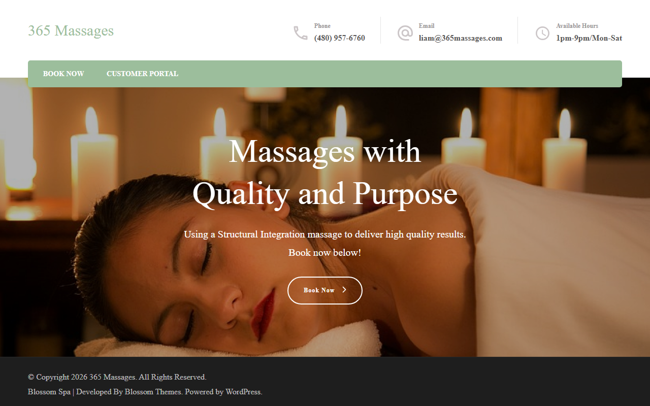365massages.com screenshot