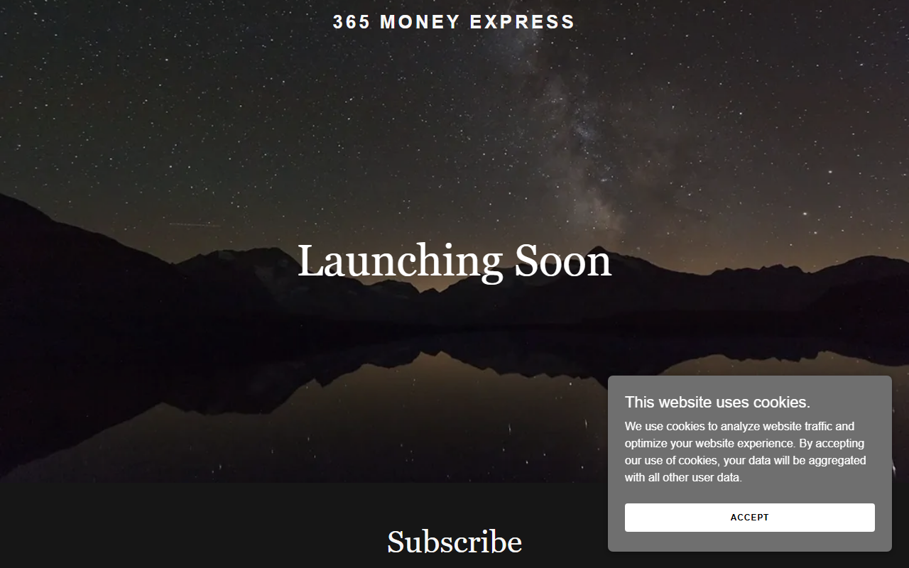 365moneyexpress.com screenshot