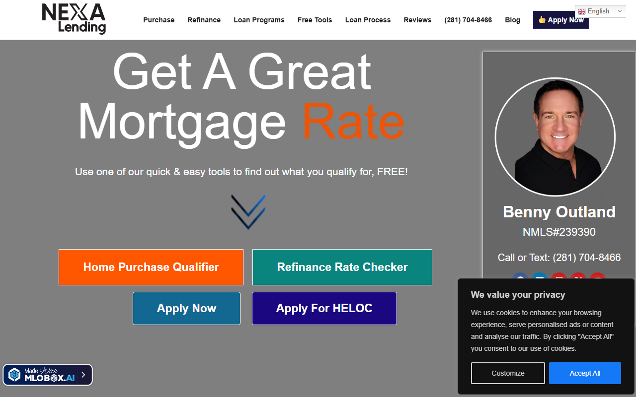 365mortgagegroup.com screenshot