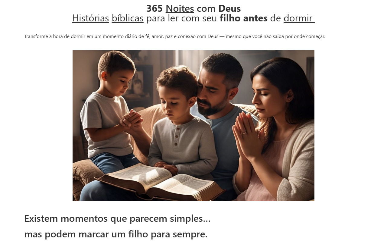 365noitescomdeus.com screenshot