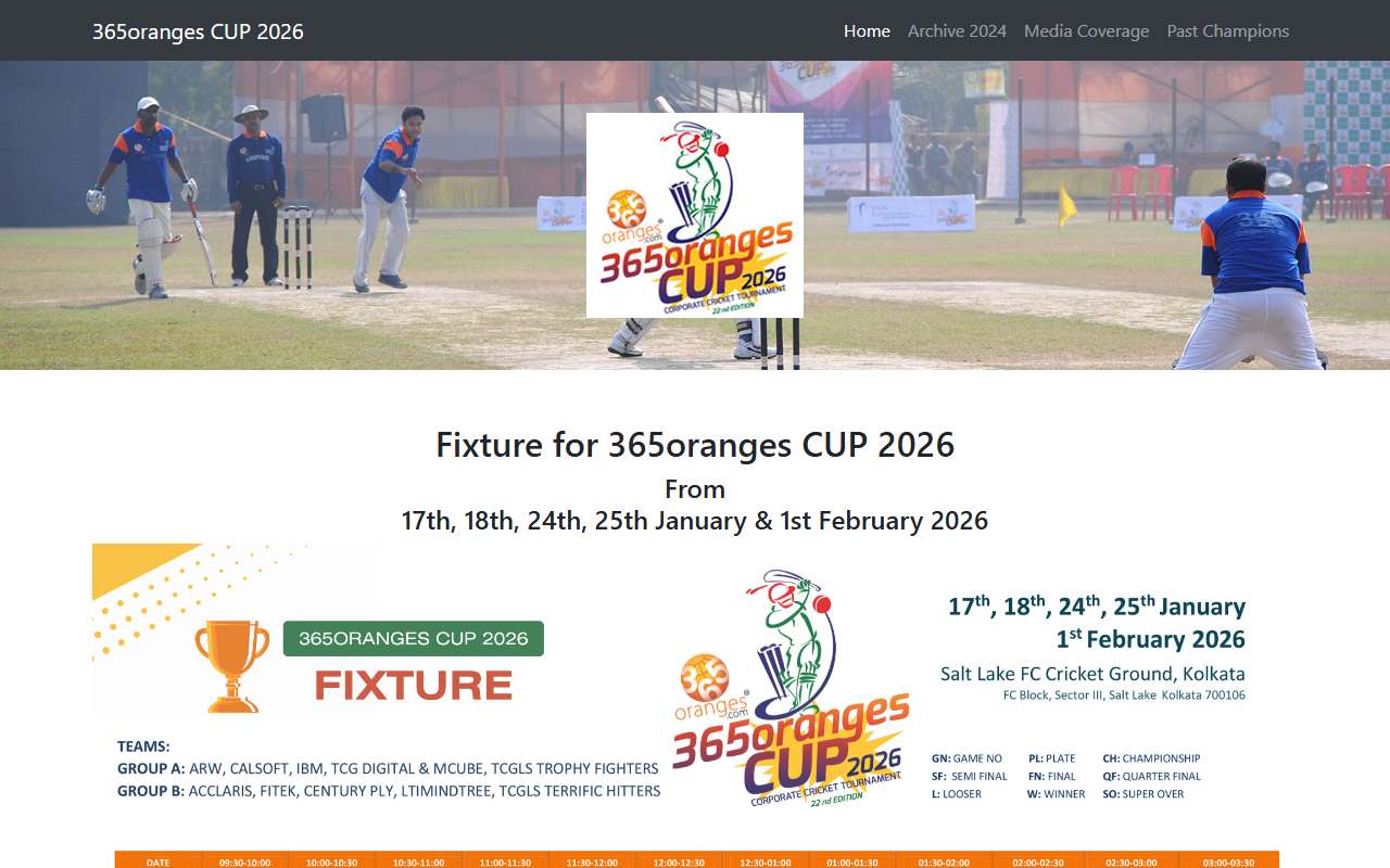 365orangescup.com screenshot