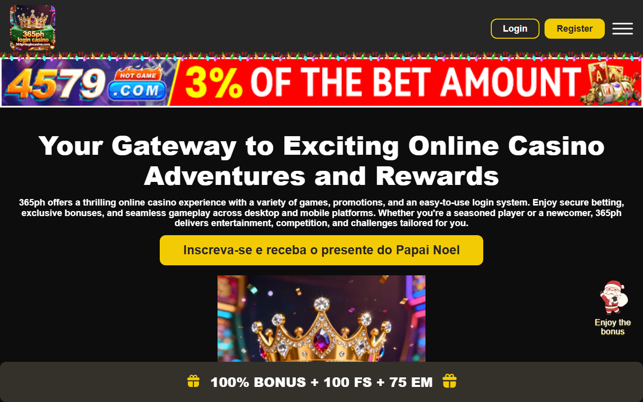365phlogincasino.com screenshot