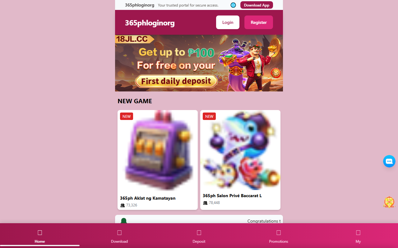 365phloginorg.com screenshot