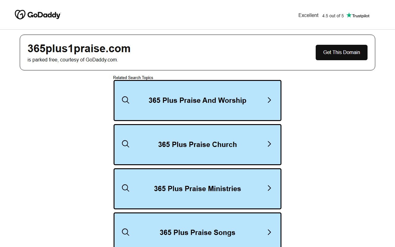 365plus1praise.com screenshot