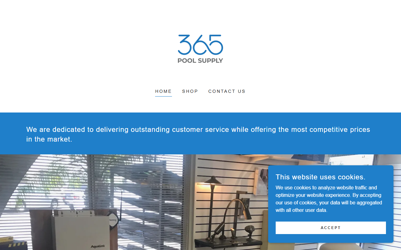 365poolsupply.com screenshot