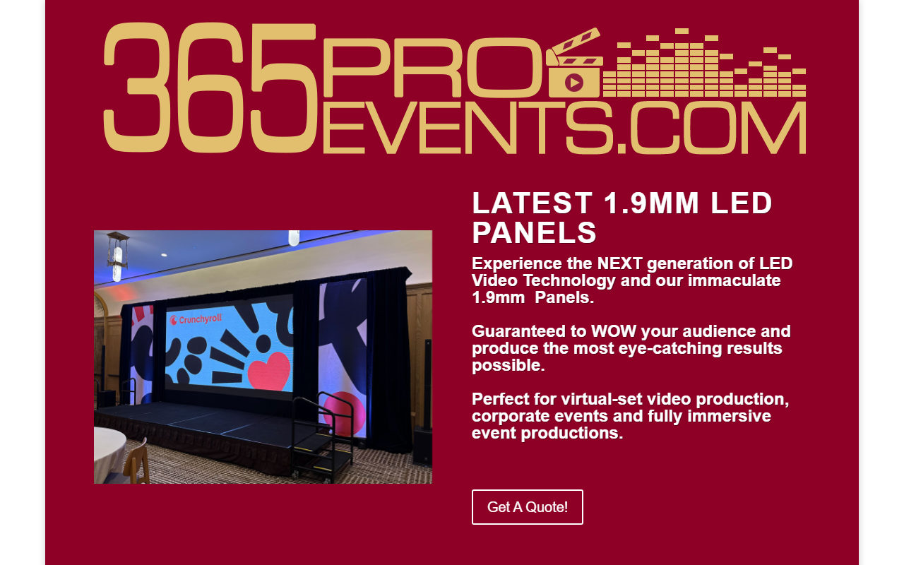 365proevents.com screenshot