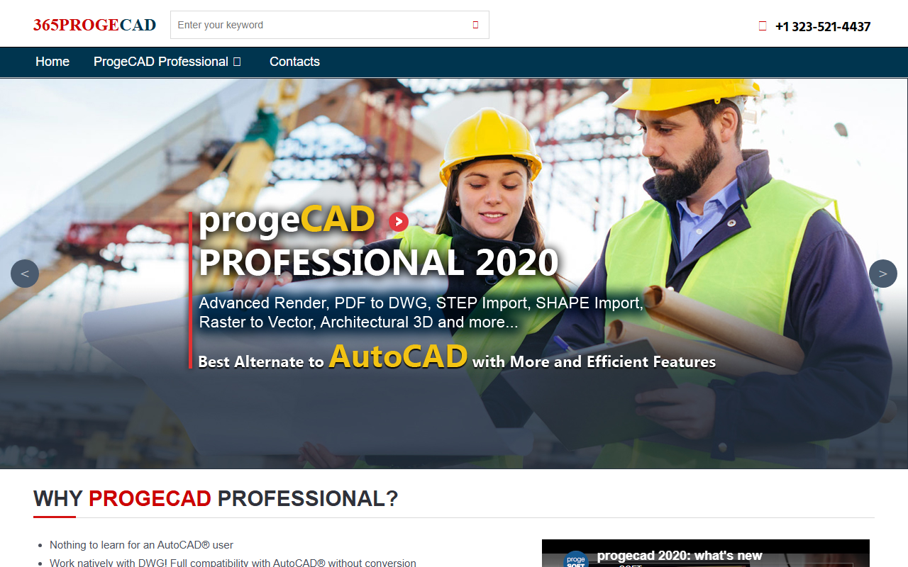 365progecad.com screenshot