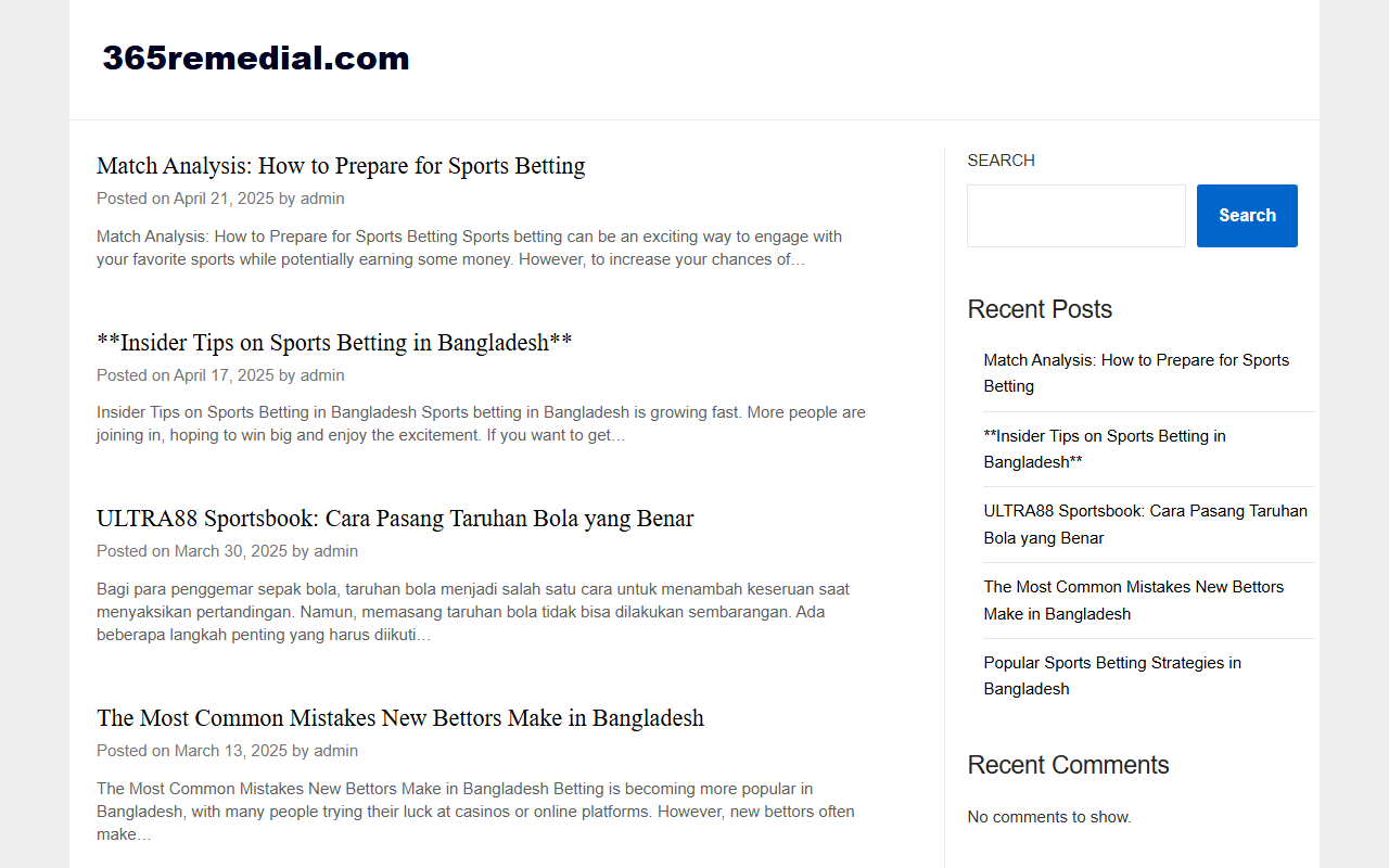 365remedial.com screenshot