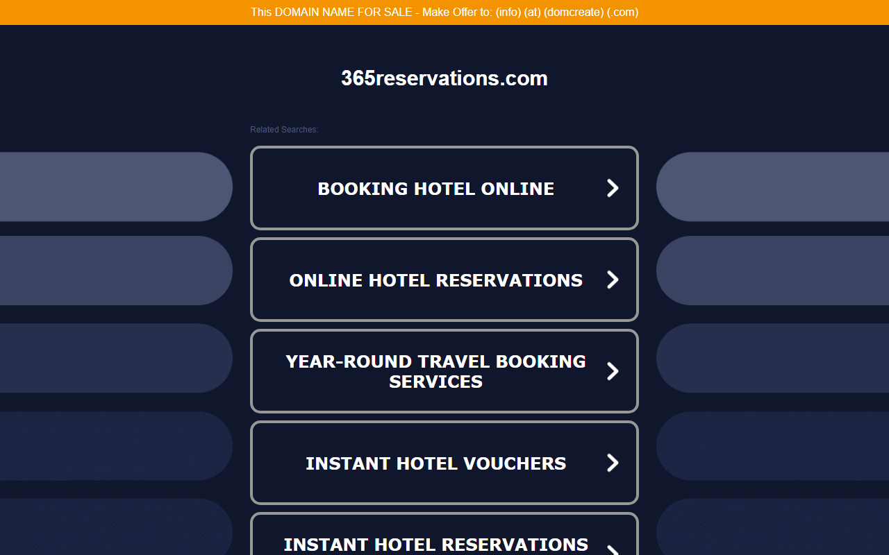 365reservations.com screenshot