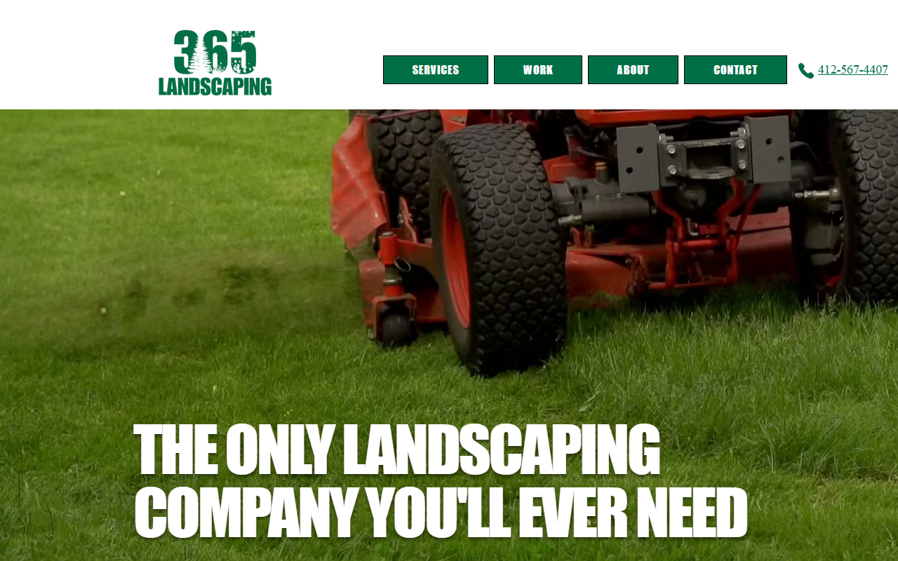 365scaping.com screenshot