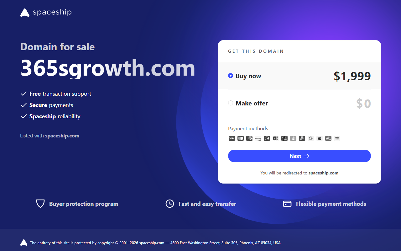 365sgrowth.com screenshot
