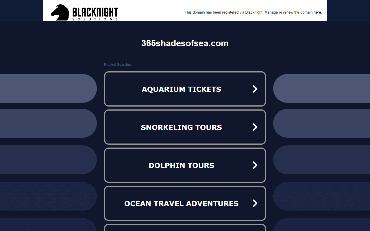 365shadesofsea.com screenshot