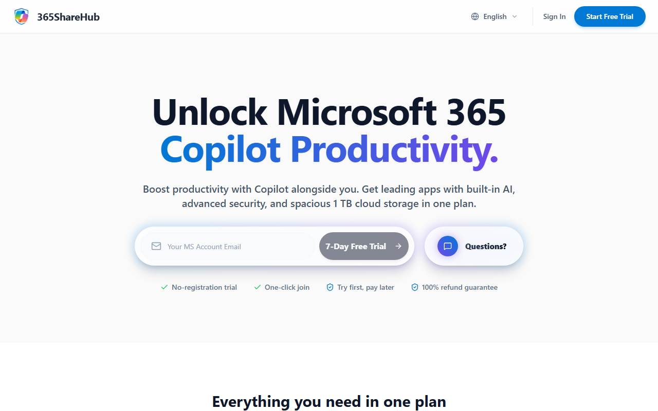 365sharehub.com screenshot