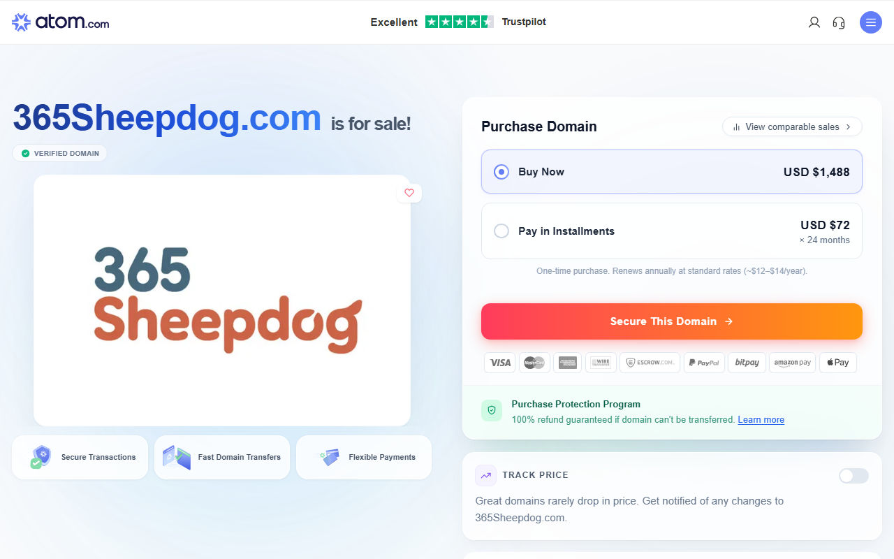365sheepdog.com screenshot