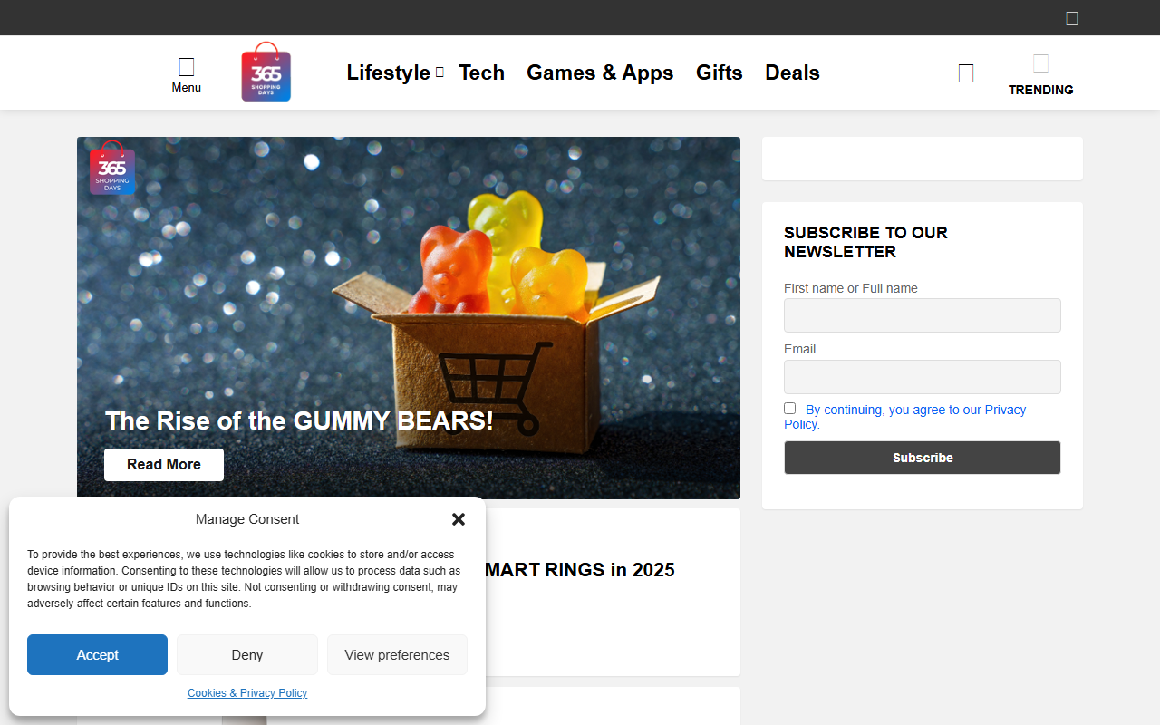 365shoppingdays.com screenshot