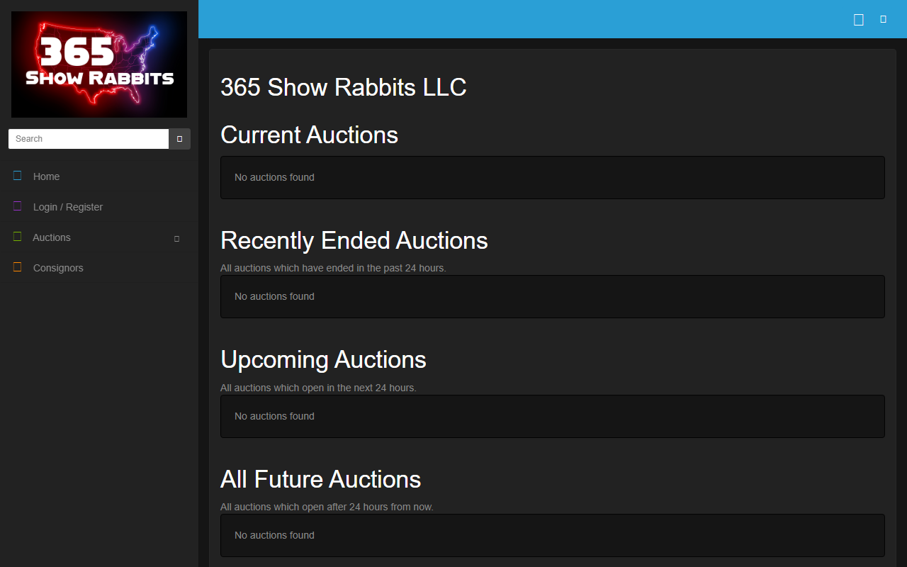 365showrabbits.com screenshot