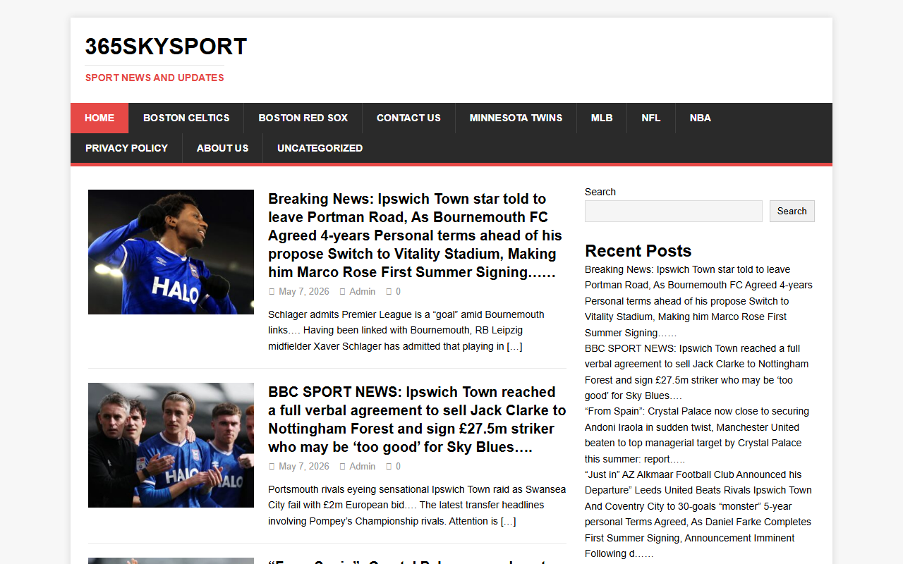 365skysport.com screenshot