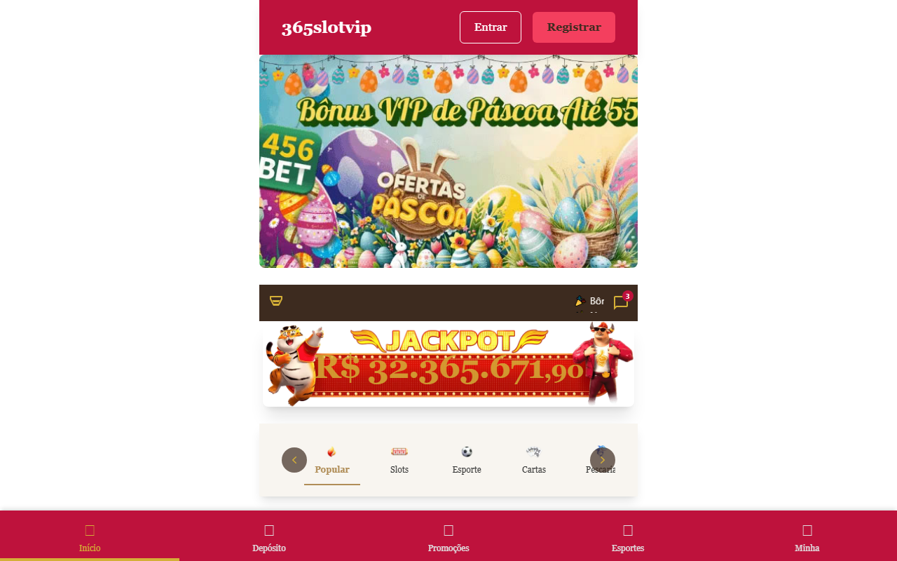 365slotvip.com screenshot