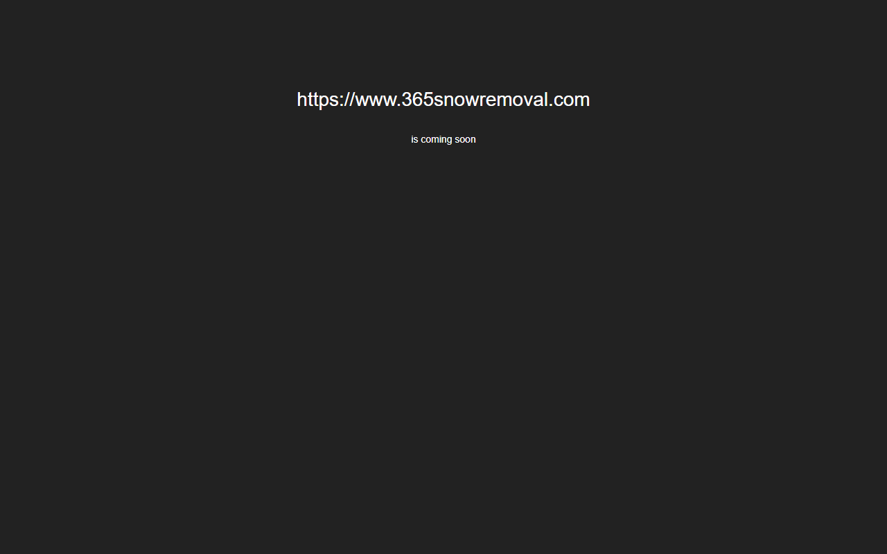 365snowremoval.com screenshot