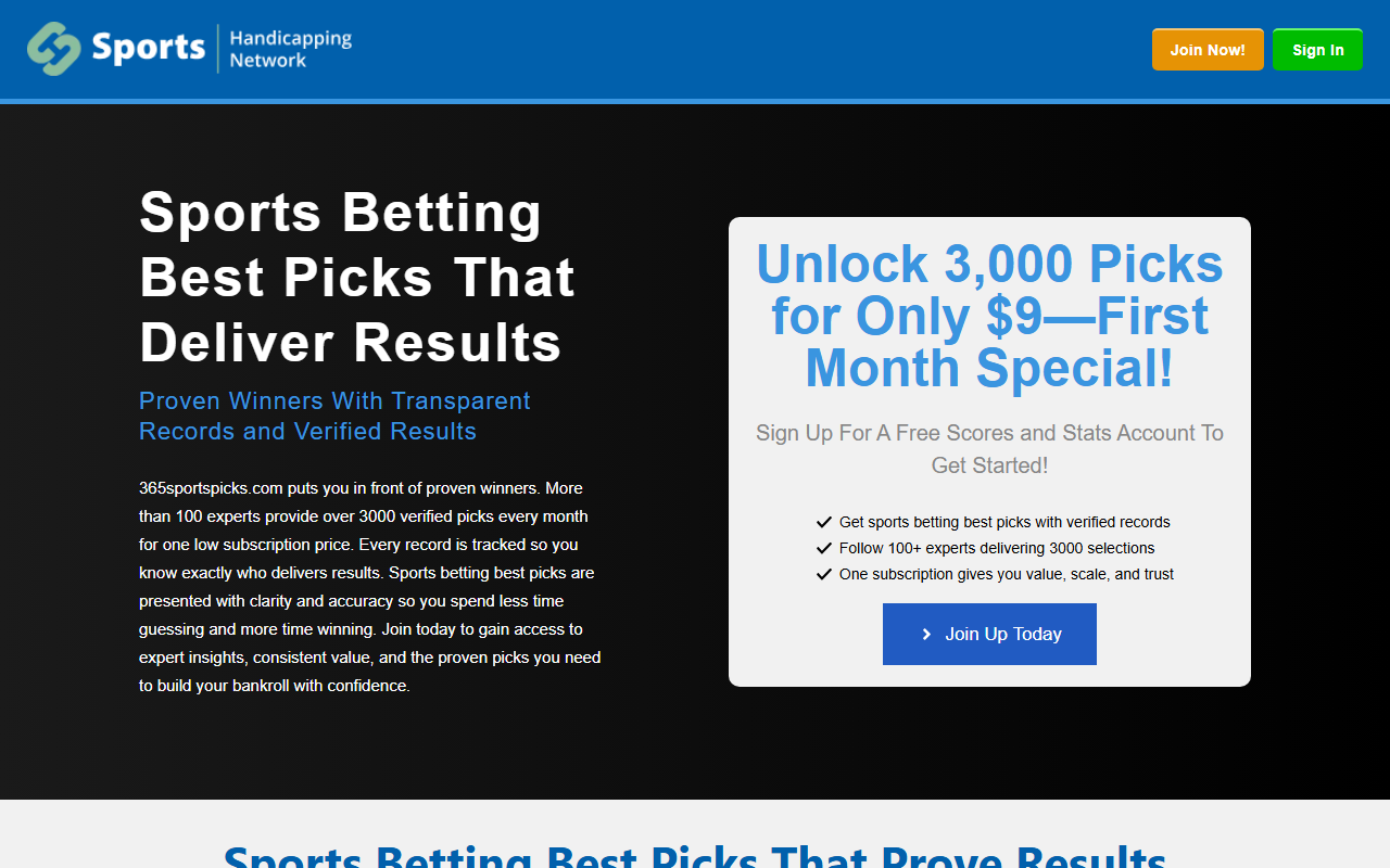 365sportspicks.com screenshot
