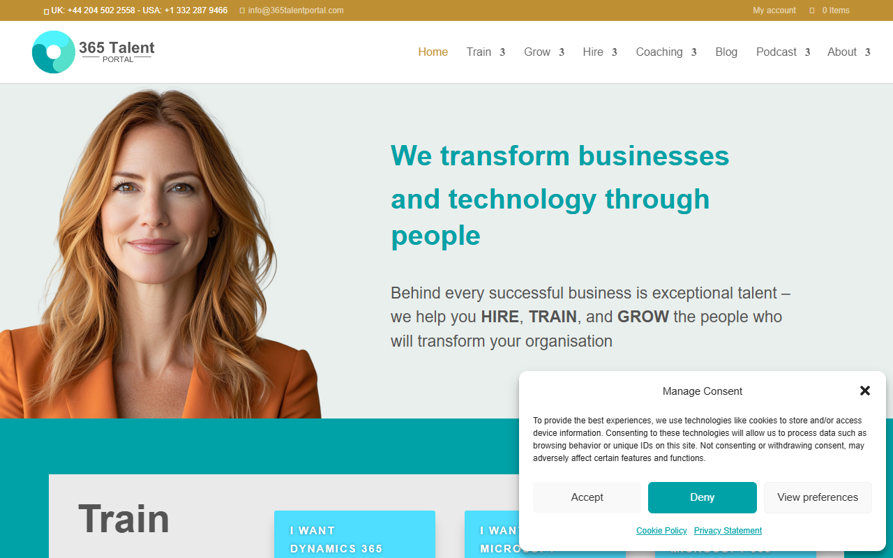 365talentportal.com screenshot