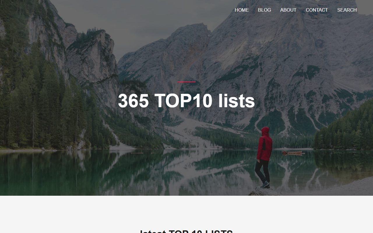 365top10lists.com screenshot