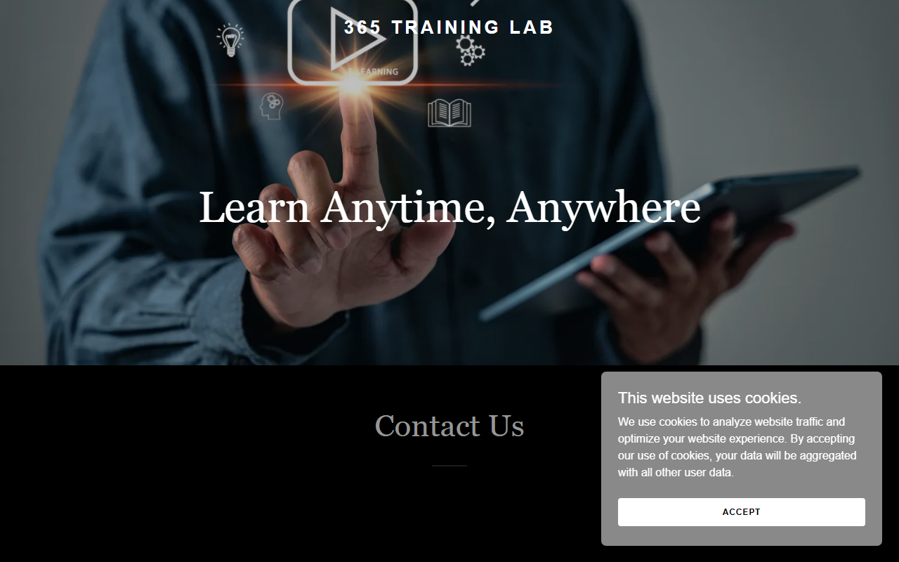 365traininglab.com screenshot