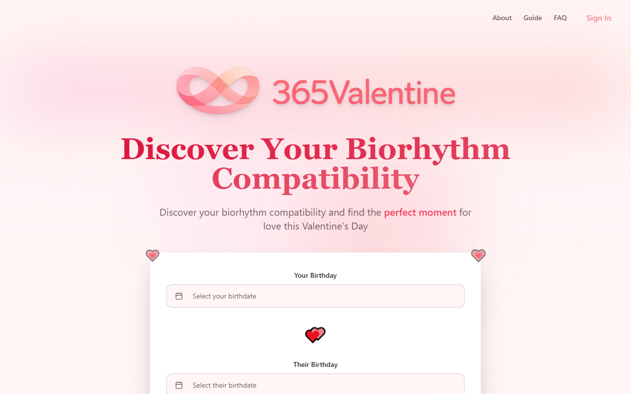 365valentine.com screenshot