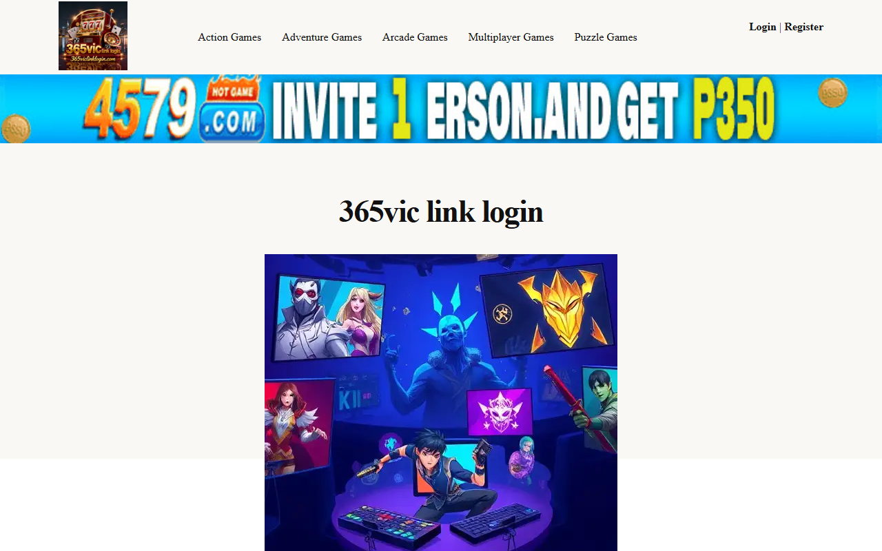 365viclinklogin.com screenshot