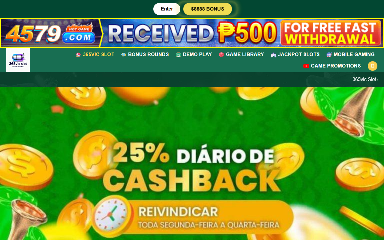 365vicslotcom.com screenshot