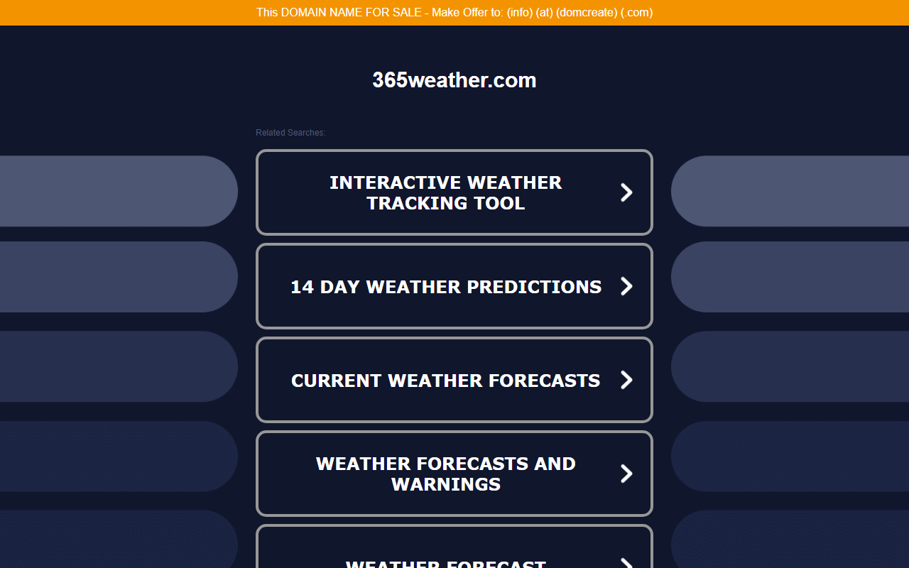 365weather.com screenshot