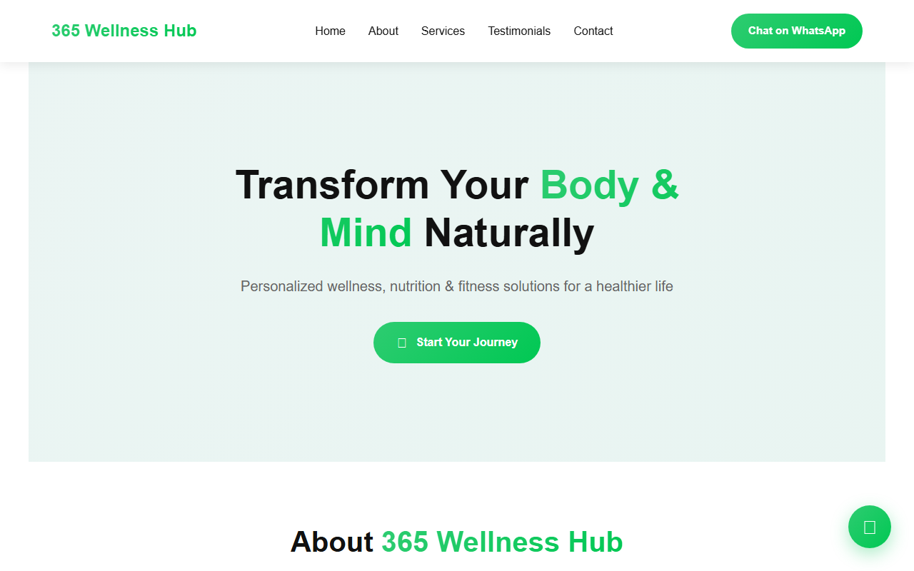 365wellnesshub.com screenshot
