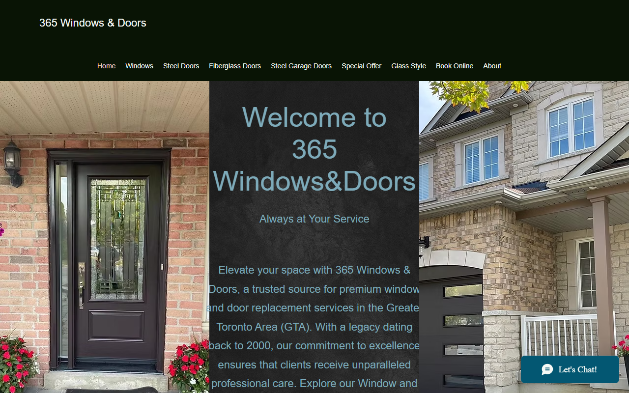 365windowsdoors.com screenshot