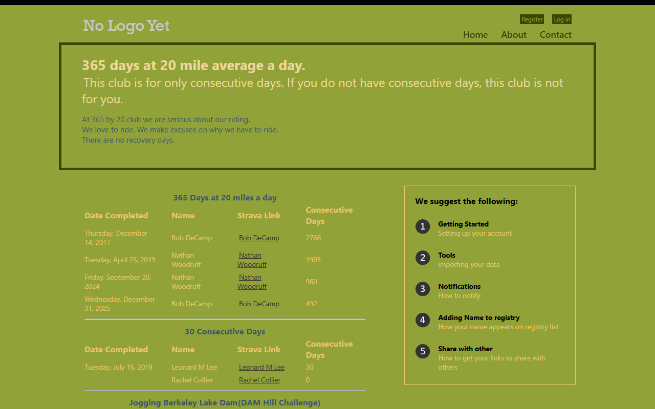 365x20club.com screenshot