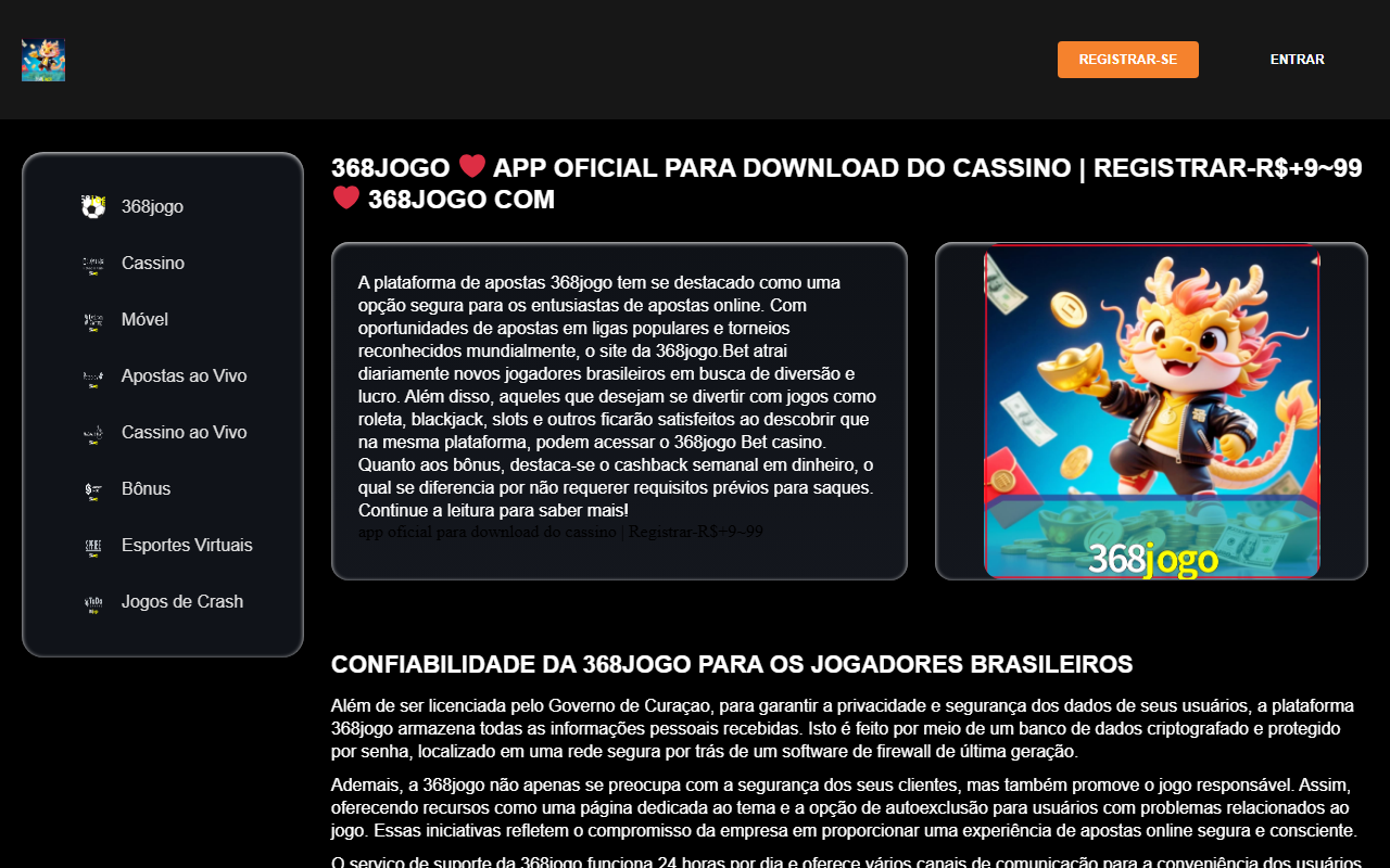 368jogoapp.com screenshot