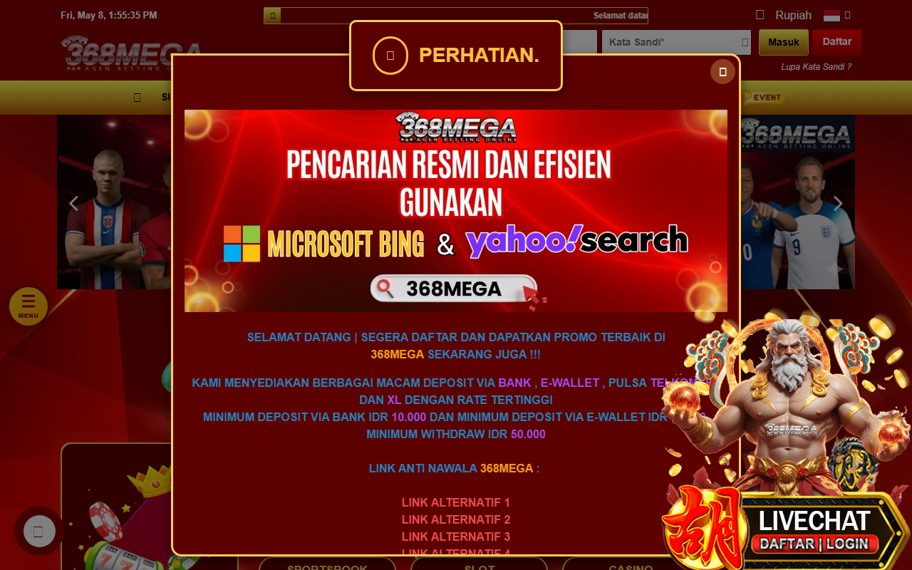 368megapaten.com screenshot