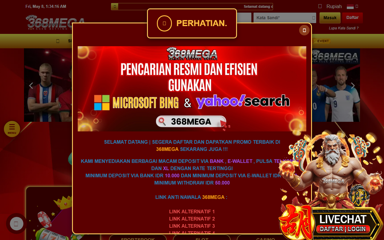 368megasite.com screenshot