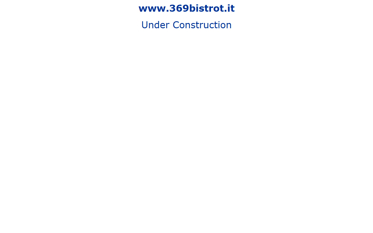 369bistrot.com screenshot