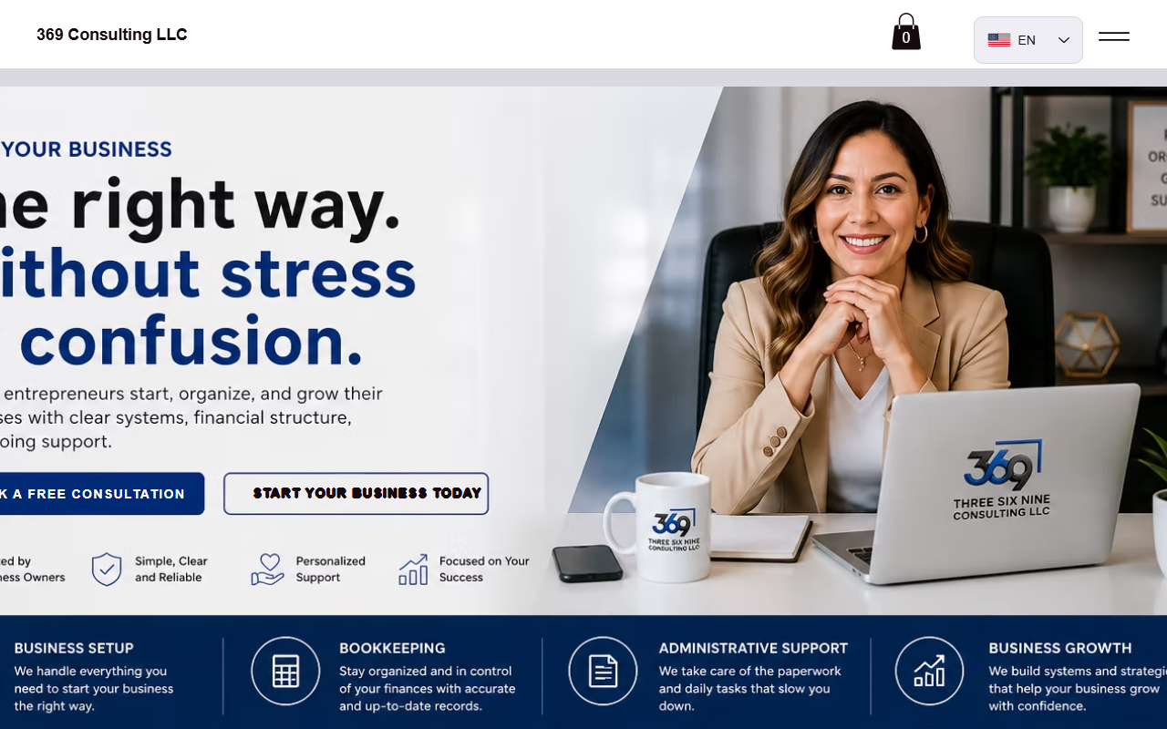 369consultingllc.com screenshot